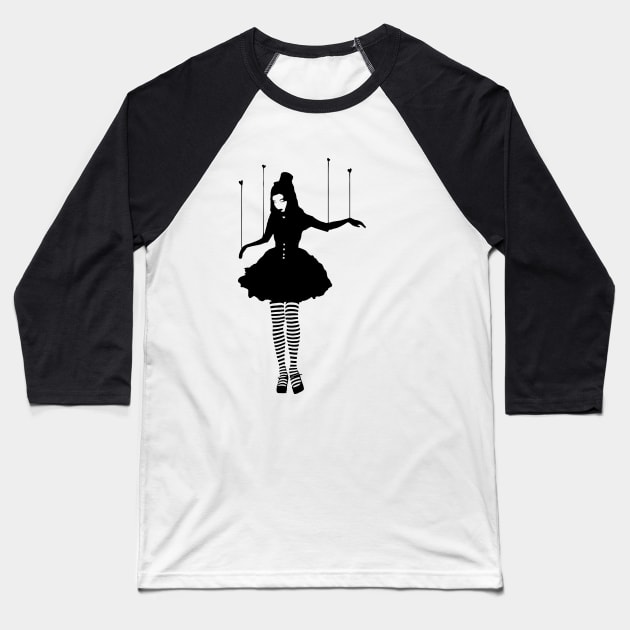 love puppet Baseball T-Shirt by somatosis